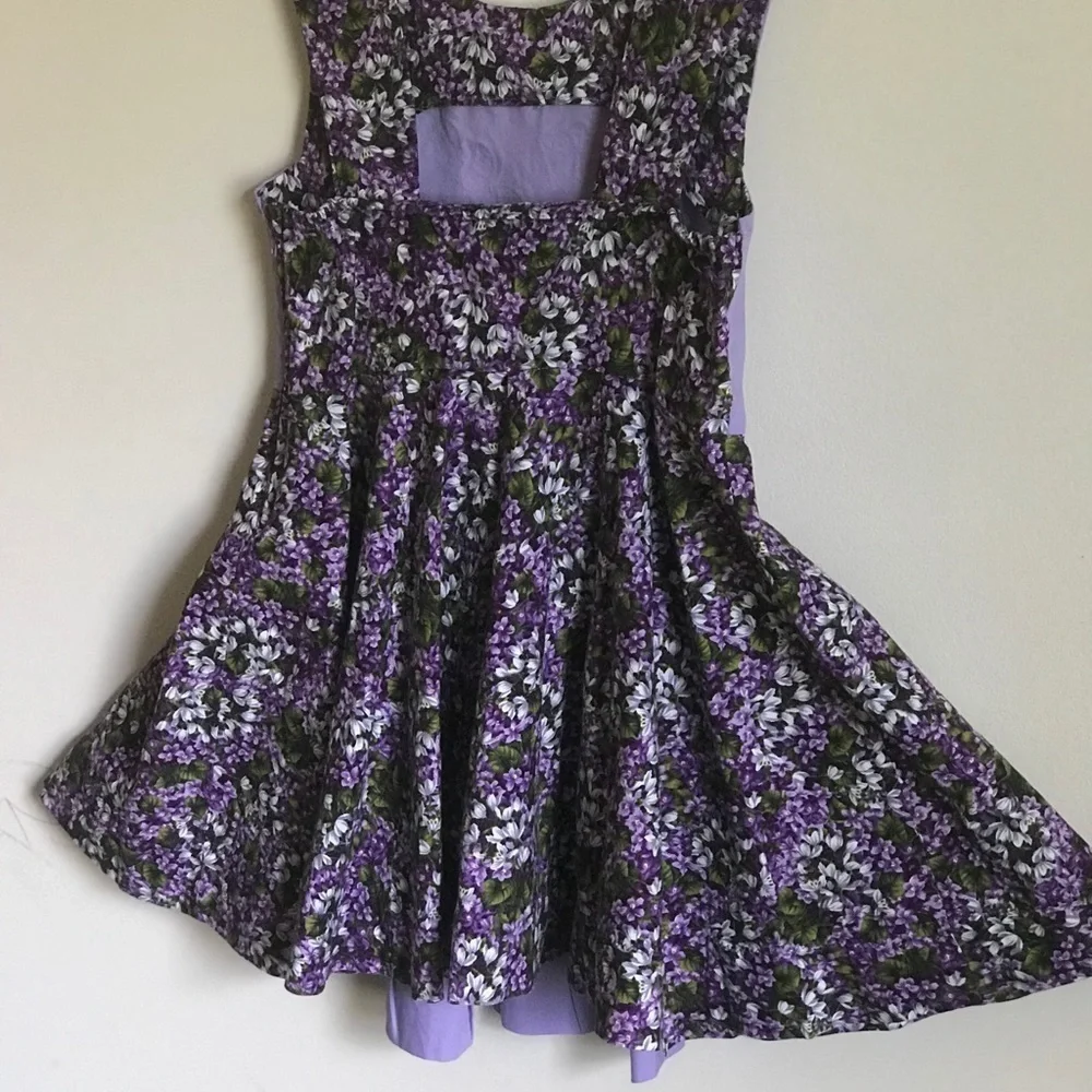 Vintage 1980’s Handmade Butterfly appliqué Pinafore Dress